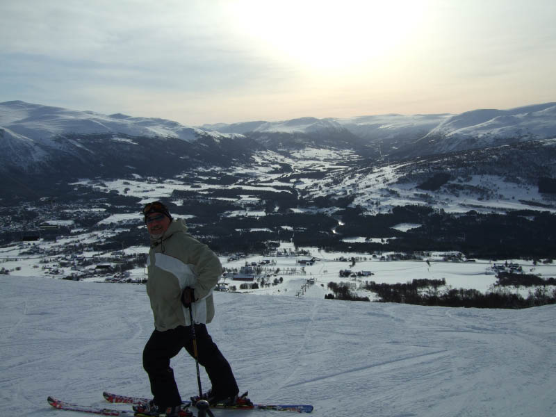 Utsikt over Oppdal