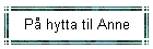 P� hytta til Anne